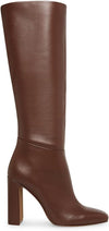Steve Madden Women's Ally Knee-High Boots, Brown Leather