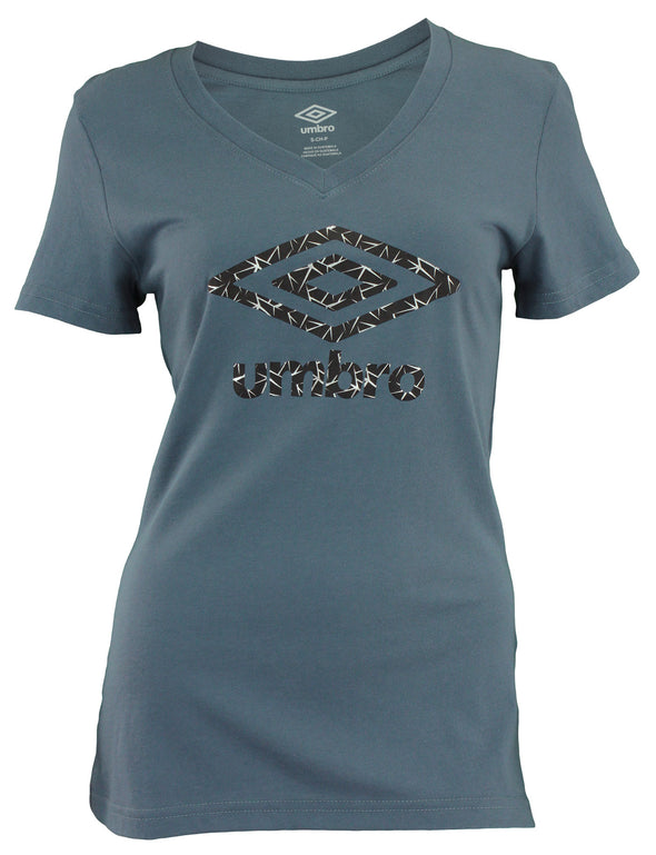 Umbro Women's Crackle Rose Logo Short Sleeve Tee, Color Options