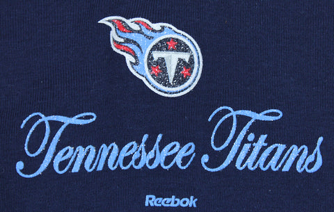 Reebok NFL Women's Tenessee Titans Sleeveless V-neck Shirt, Navy