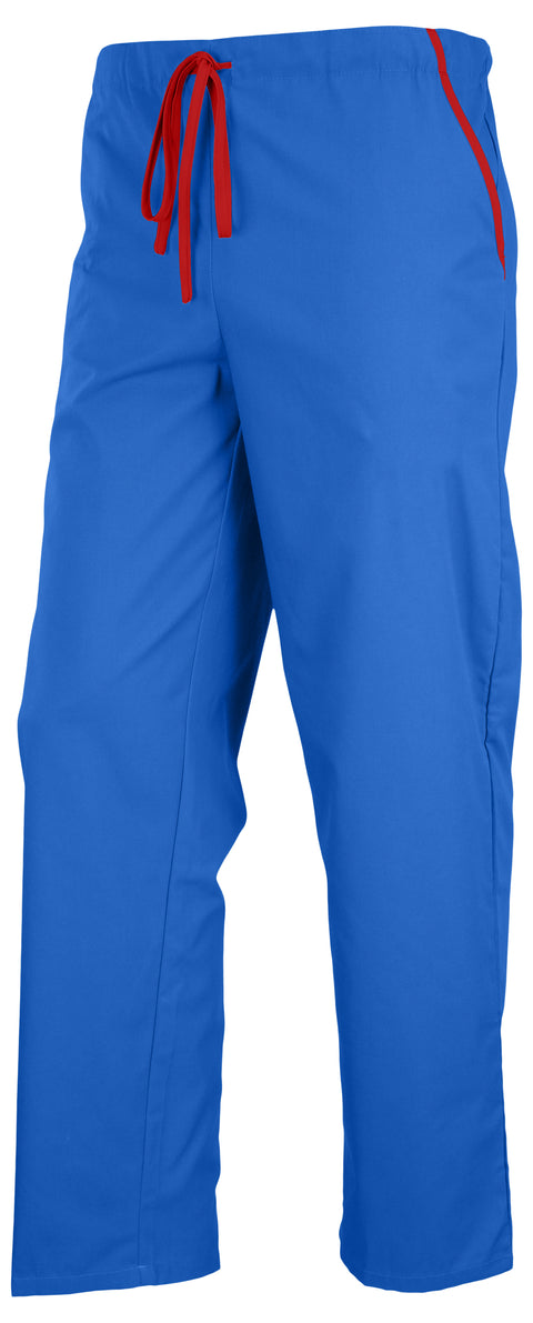 Fabrique Innovations NCAA Unisex Kandas Jayhawks Back Logo Scrub Pants