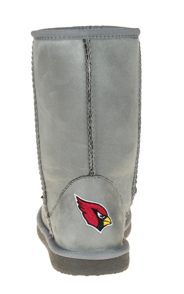 Cuce Shoes Arizona Cardinals NFL Football Women's The Devotee Boot - Gray