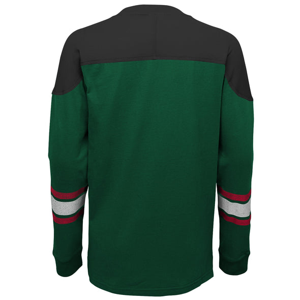 Outerstuff NHL Youth (8-20) Minnesota Wild Perennial Long Sleeve Shirt