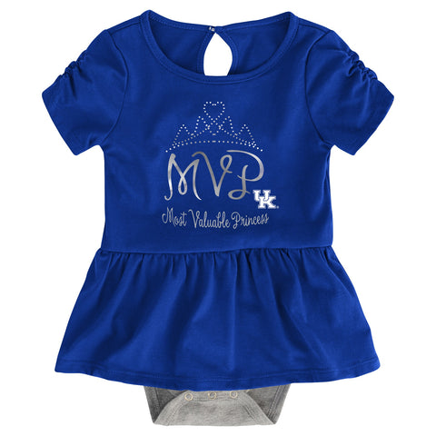 Outerstuff NCAA Infant Girls Kentucky Wilcats MVP Creeper, Bib & Bootie Set