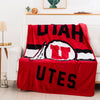 Northwest NCAA Utah Utes Singular Silk Touch Throw Blanket, 45" x 60"