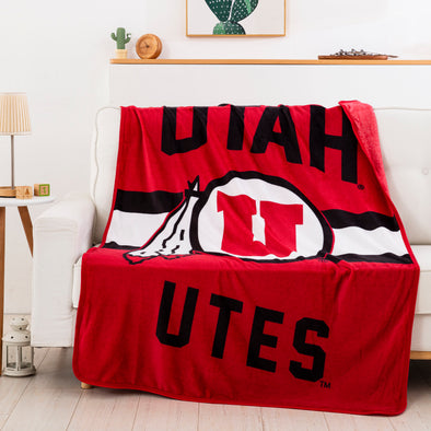 Northwest NCAA Utah Utes Singular Silk Touch Throw Blanket, 45" x 60"