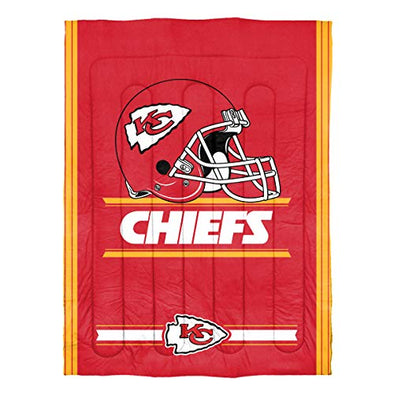 Northwest NFL Kansas City Chiefs Safety FULL/QUEEN Comforter and Shams