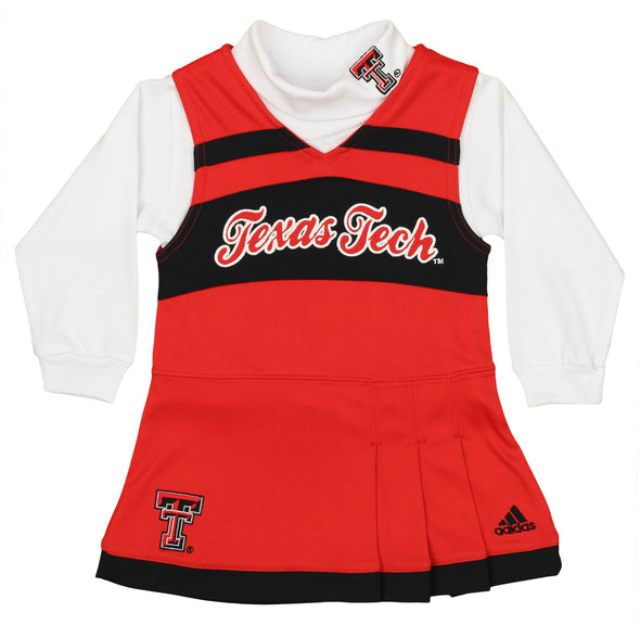 Outerstuff NCAA Toddler Girls Texas Tech Red Raiders Cheer Jumper Dress