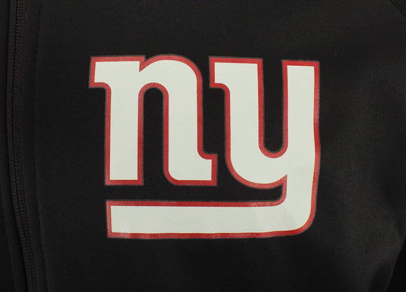 Zubaz NFL New York Giants Men's Heavyweight Full Zip  Fleece Hoodie