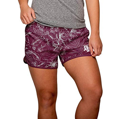 Forever Collectibles NCAA Women's Texas A&M Aggies Tonal Floral Running Shorts