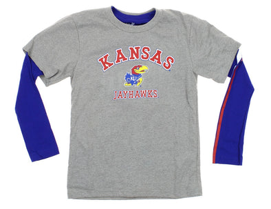NCAA Youth Kansas Jayhawks Classic Fade 2 Shirt Combo Pack