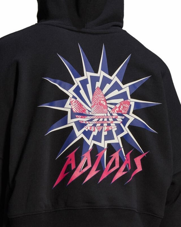 Adidas Women's Cropped Hoodie, Black