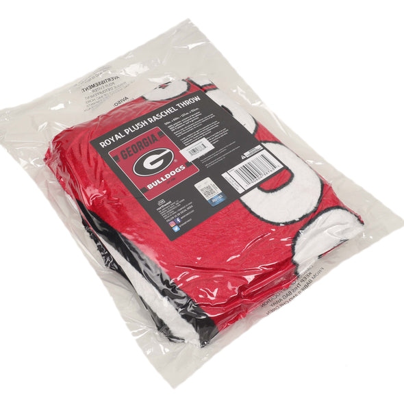 Northwest NCAA Georgia Bulldogs Legion Raschel Throw, 50" x 60"