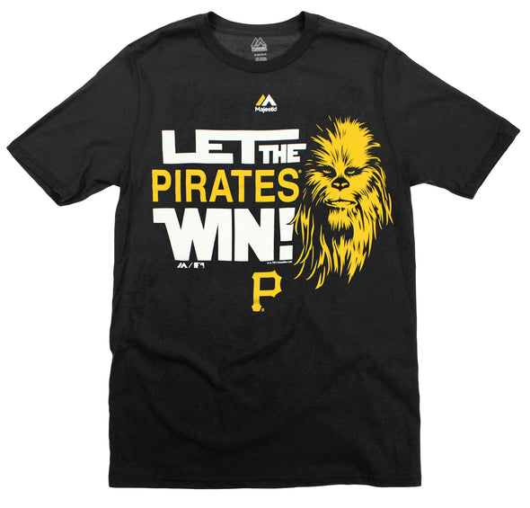 MLB Youth Pittsburgh Pirates Star Wars Chewbacca Let The Team Win T-Shirt, Black