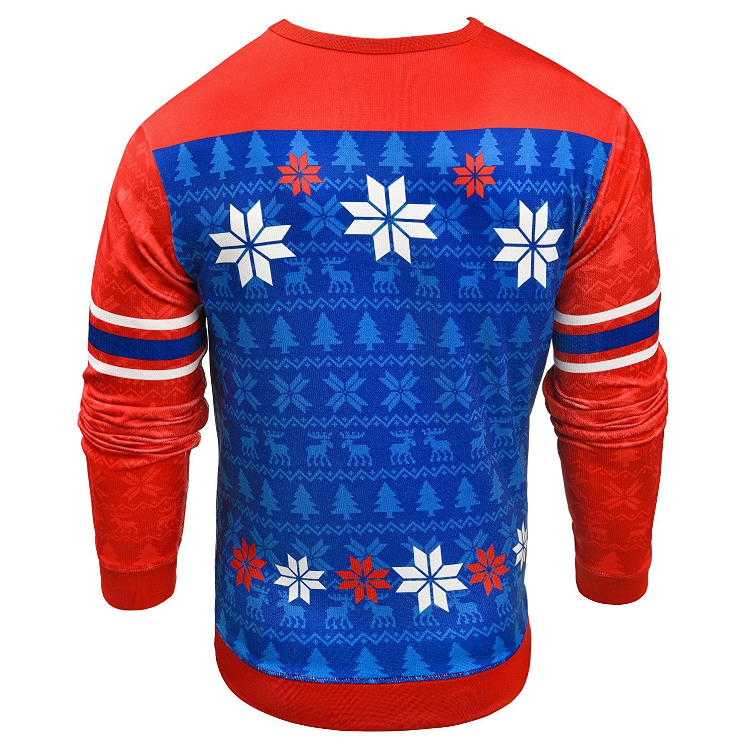 NHL New York Rangers Ugly Christmas Sweater Small S Red Blue