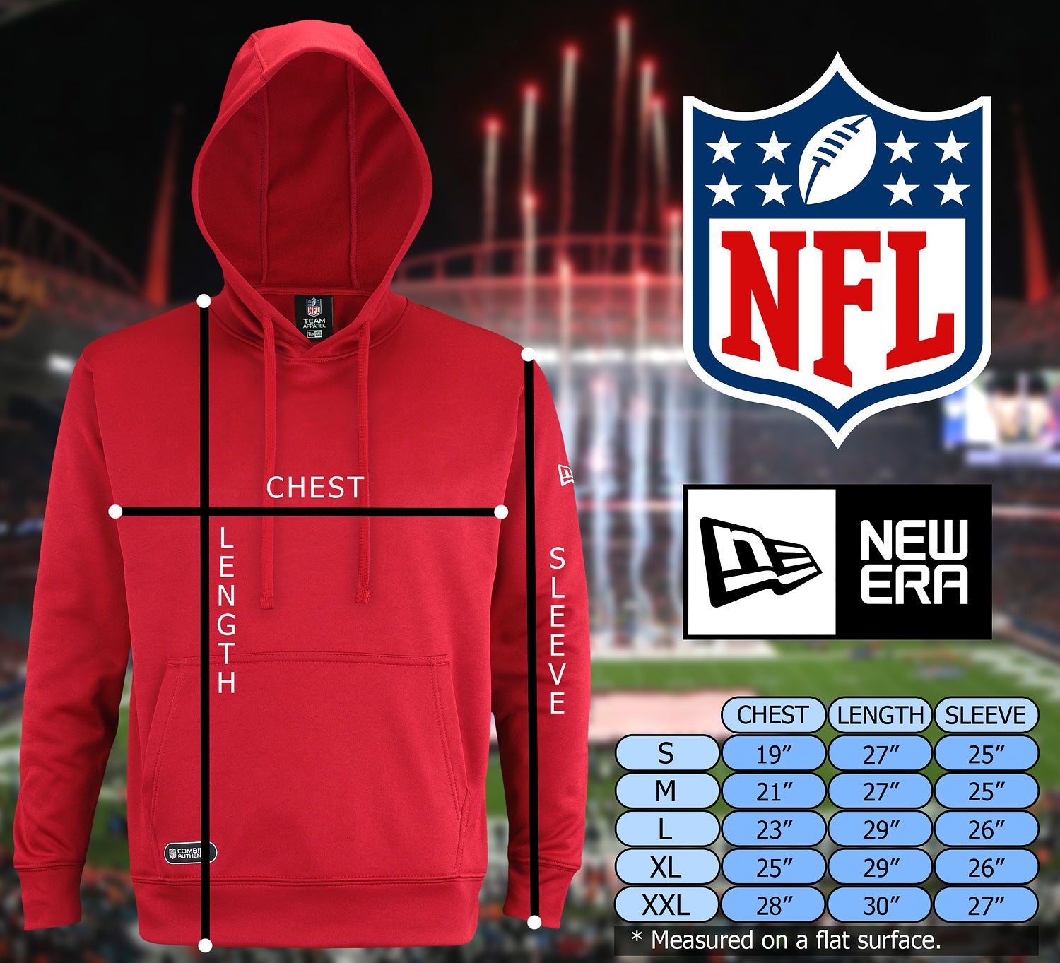 New Era NFL Men's Kansas City Chiefs Sections Pullover Hoodie – Fanletic