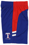 Outerstuff Texas Rangers MLB Boy's Youth Microfiber Team Color Shorts, Blue