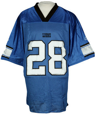 Reebok NFL Football Mens Detroit Lions Tatum Bell #28 Mid-Tier Throwba Fanletic