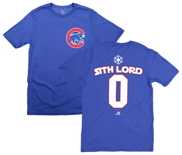 MLB Youth Chicago Cubs Star Wars Sith Lord #0 T-Shirt, Royal Blue