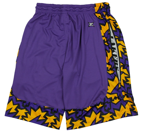 Zipway NBA Basketball Men's Los Angeles Lakers Pride Shorts - Purple