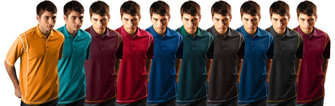 Antigua Men's Edge Short Sleeve Athletic Golf Polo Shirt, Multiple Colors