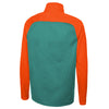 Outerstuff NFL Men's Miami Dolphins O-Line Performance 1/4 Zip Fleece Top