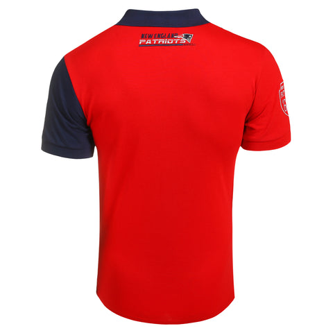 FOCO NFL Men's New England Patriots Rugby Polo Shirt