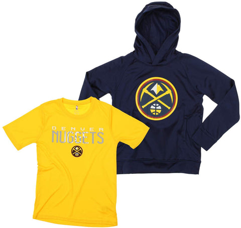 Outerstuff NBA Youth Denver Nuggets Team Color Primary Logo Performance Combo Set