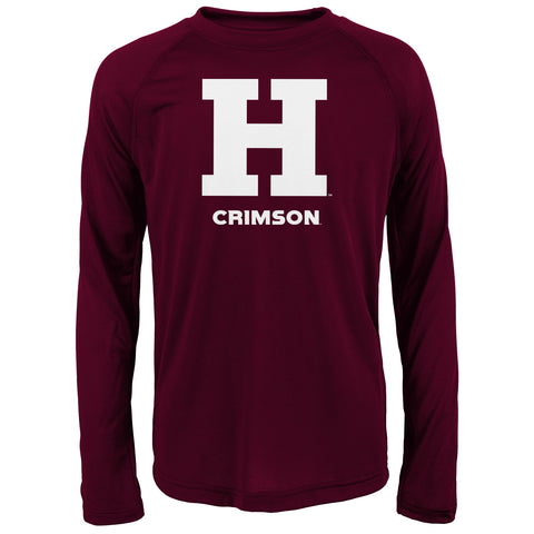 Outerstuff NCAA Youth (8-20) Harvard Crimson Replen Performance Long Sleeve Shirt