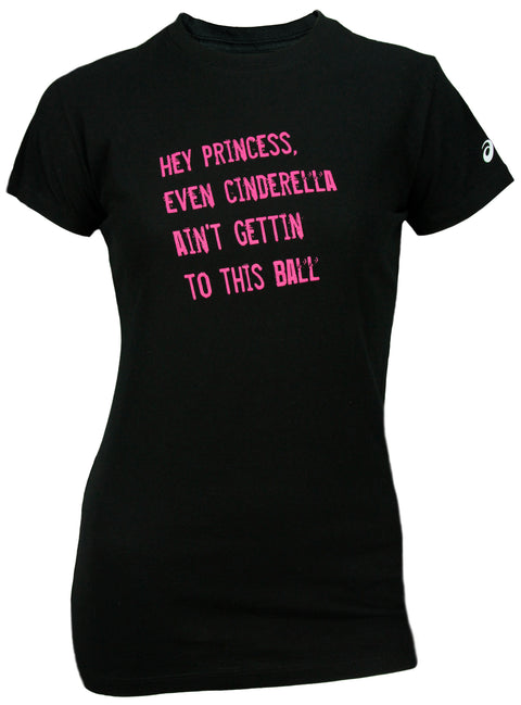 ASICS Women's Hey Princess Tee T-Shirt Top Shirt, Black