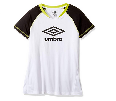 Umbro Youth Girls "Kick Sweep" Raglan Shirt Top, Color Options