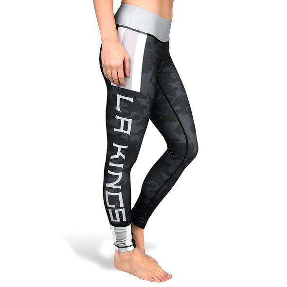 Forever Collectibles NHL Women's Los Angeles Kings Stripe Leggings