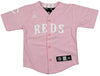 MLB Baseball Cincinnati Reds Infants Girls Jersey By Adidas, Pink