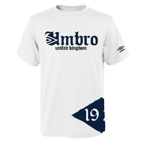 Umbro Men's Heritage UK Shirt, White/Navy