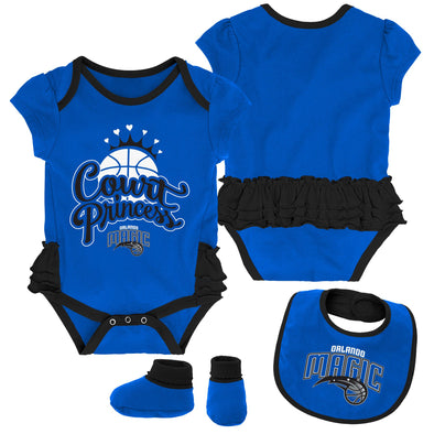 Outerstuff NBA Infant Girls Orlando Magic Team Options 3-Piece Bodysuit Set