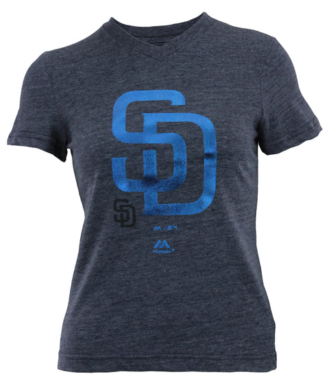 Outerstuff MLB Youth Girl's San Diego Padres Tri-blend Slider Tee