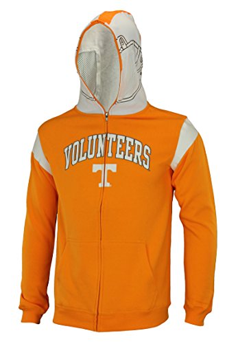 NCAA Youth Tennessee Volunteers Full Zip Helmet Masked Hoodie, Orange
