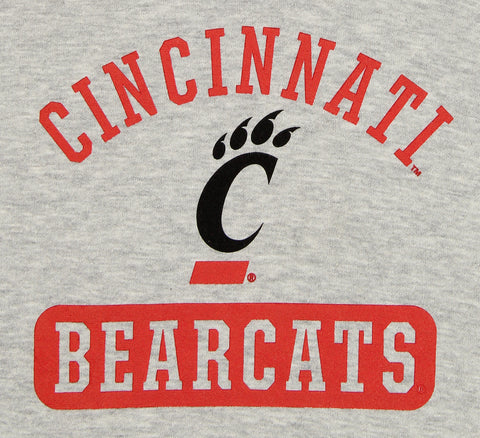 Outerstuff Cincinnati Bearcats NCAA Boy's Youth (8-20) Banner Basic Fleece Hoodie, Grey