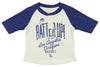 Outerstuff MLB Infant Girls Los Angeles Dodgers 3/4 Sleeve Henley Tee