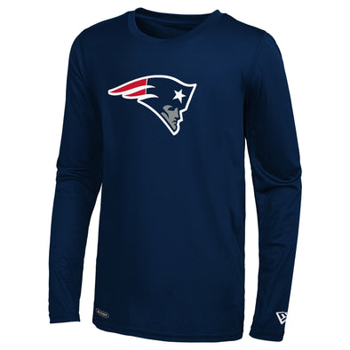 New Era NFL Men's New England Patriots Stadium Logo Long Sleeve Performance Shirt