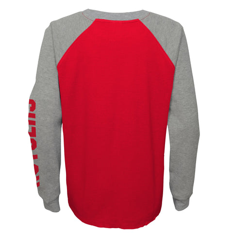 Outerstuff NCAA Kids Rutgers Scarlet Knight Warm Up Raglan Thermal Shirt