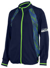 Zubaz NFL Women's Seattle Seahawks Elevated Full Zip Viper Accent Jacket