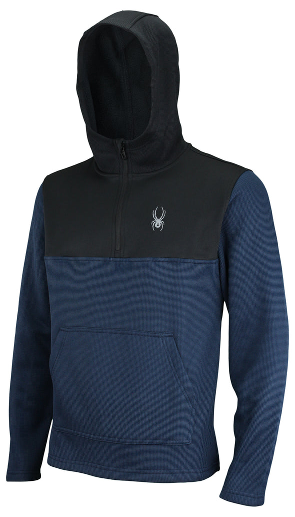 Spyder Men's Ray 1/4 Zip Pullover Hoodie, Color Options