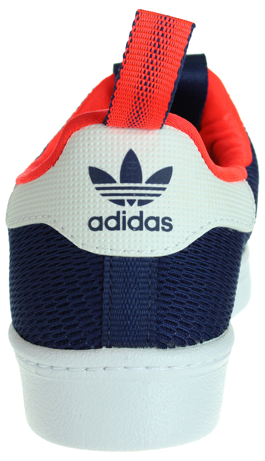 Adidas superstar varsity jacket dark blue red trainer Clearance