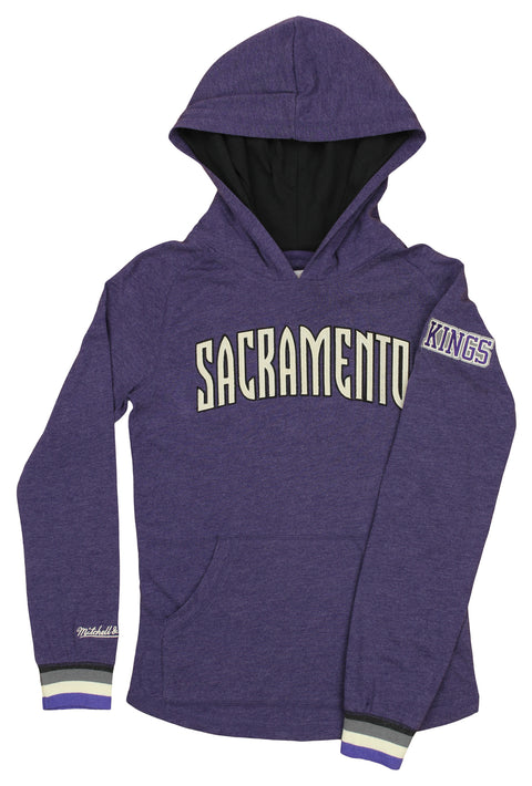 Mitchell & Ness NBA Youth (8-20) Sacramento Kings Lightweight Hoodie