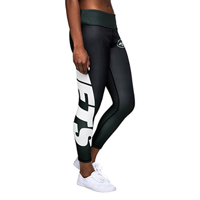 Forever Collectibles NFL Women's New York Jets Gradient 2.0 Wordmark Legging
