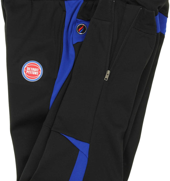 FISLL NBA Men's Detroit Pistons Colorblock Perforated Fleece Jogger Pants