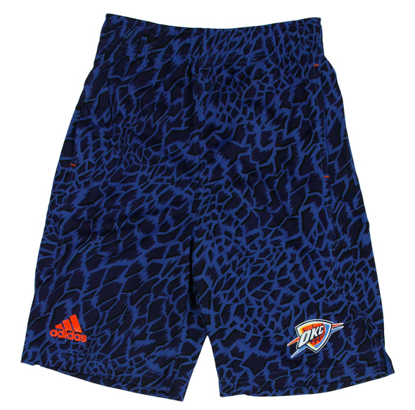 Adidas NBA Youth Boys Oklahoma City Thunder Crazy Light Swingman Shorts, Blue