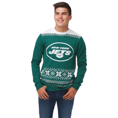 FOCO NFL Men's New York Jets 2021 Ugly Sweater