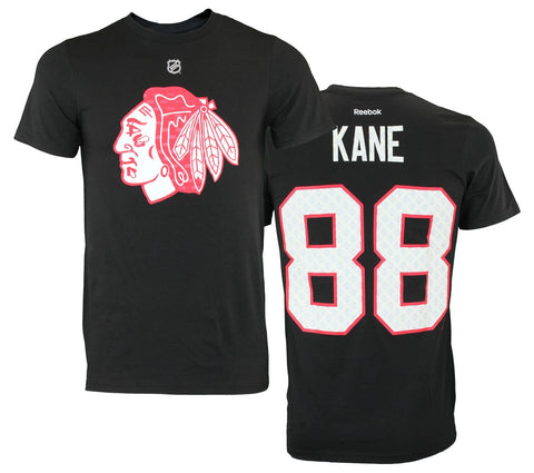 Reebok NHL Chicago Blackhawks Patrick Kane #88 Tri-Blend Matrix T-Shirt, Color Options