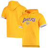 Mitchell & Ness NBA Youth (8-20) Los Angeles Lakers Short Sleeve French Terry Hoodie